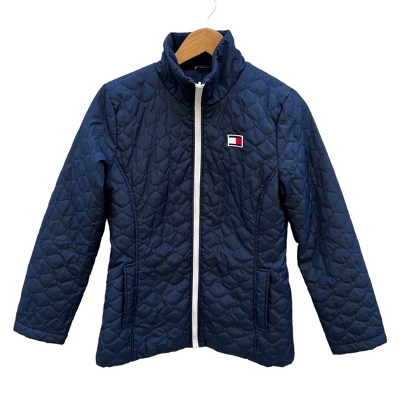 Tommy Hilfiger Classic Navy 3-In-1 All Weather Quilted Jacket Size Small - Picture 2 of 13